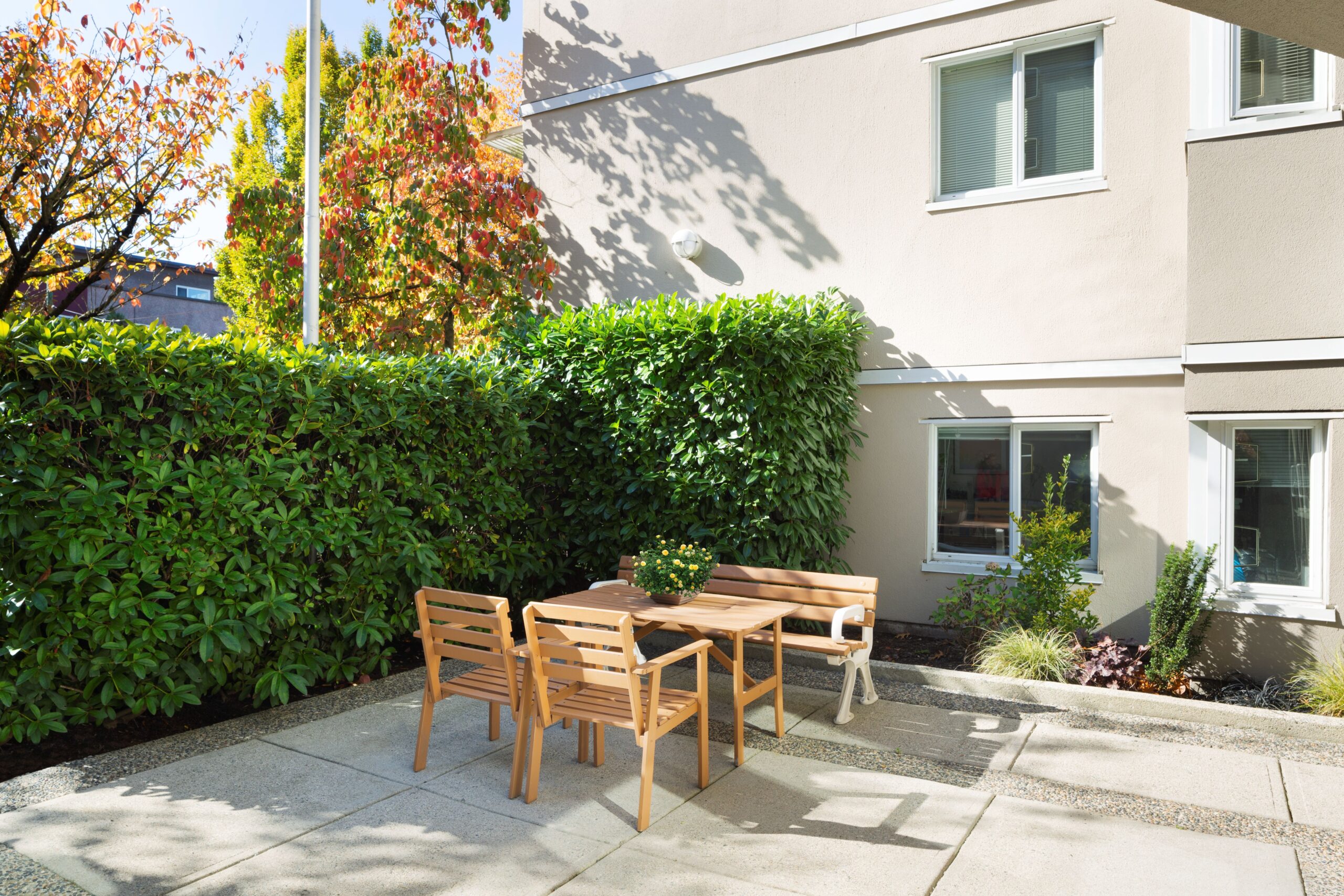 Bright Outdoor Patio
