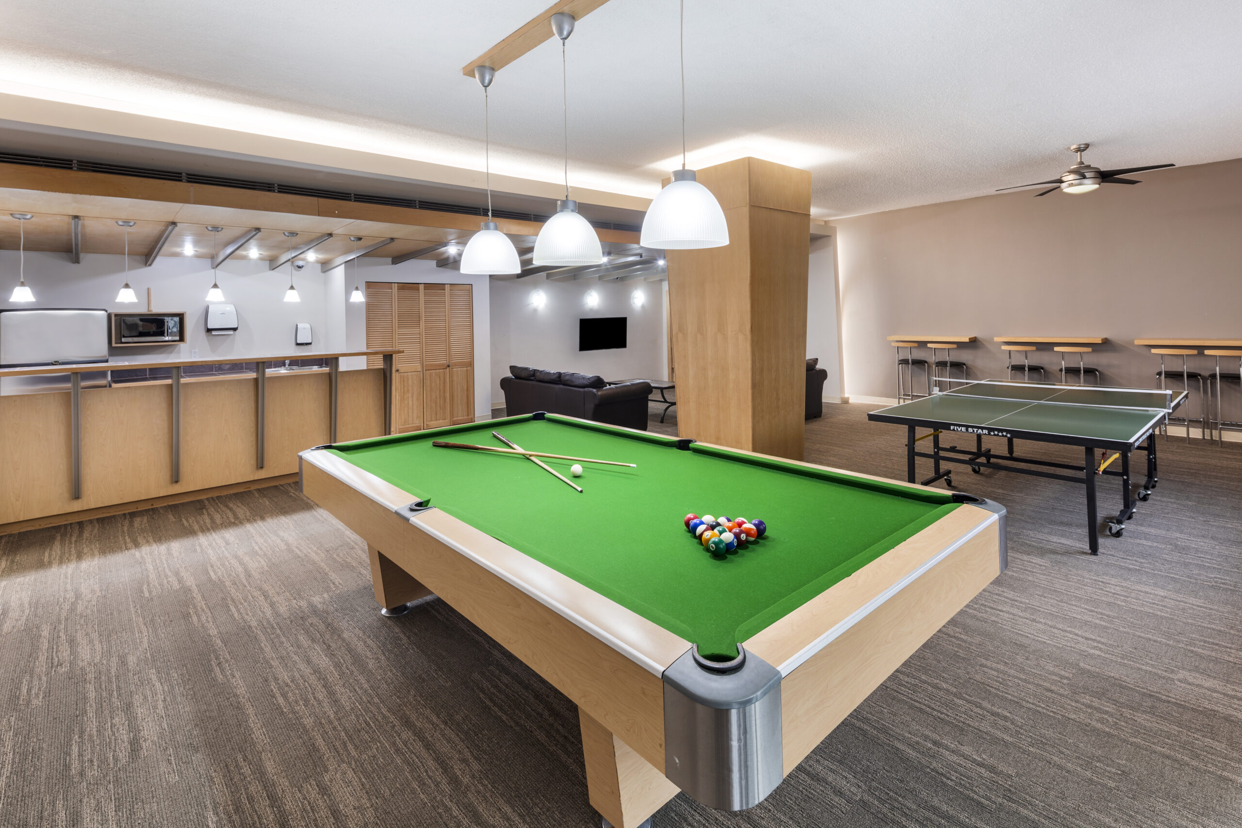 Full-Sized Billiards Table
