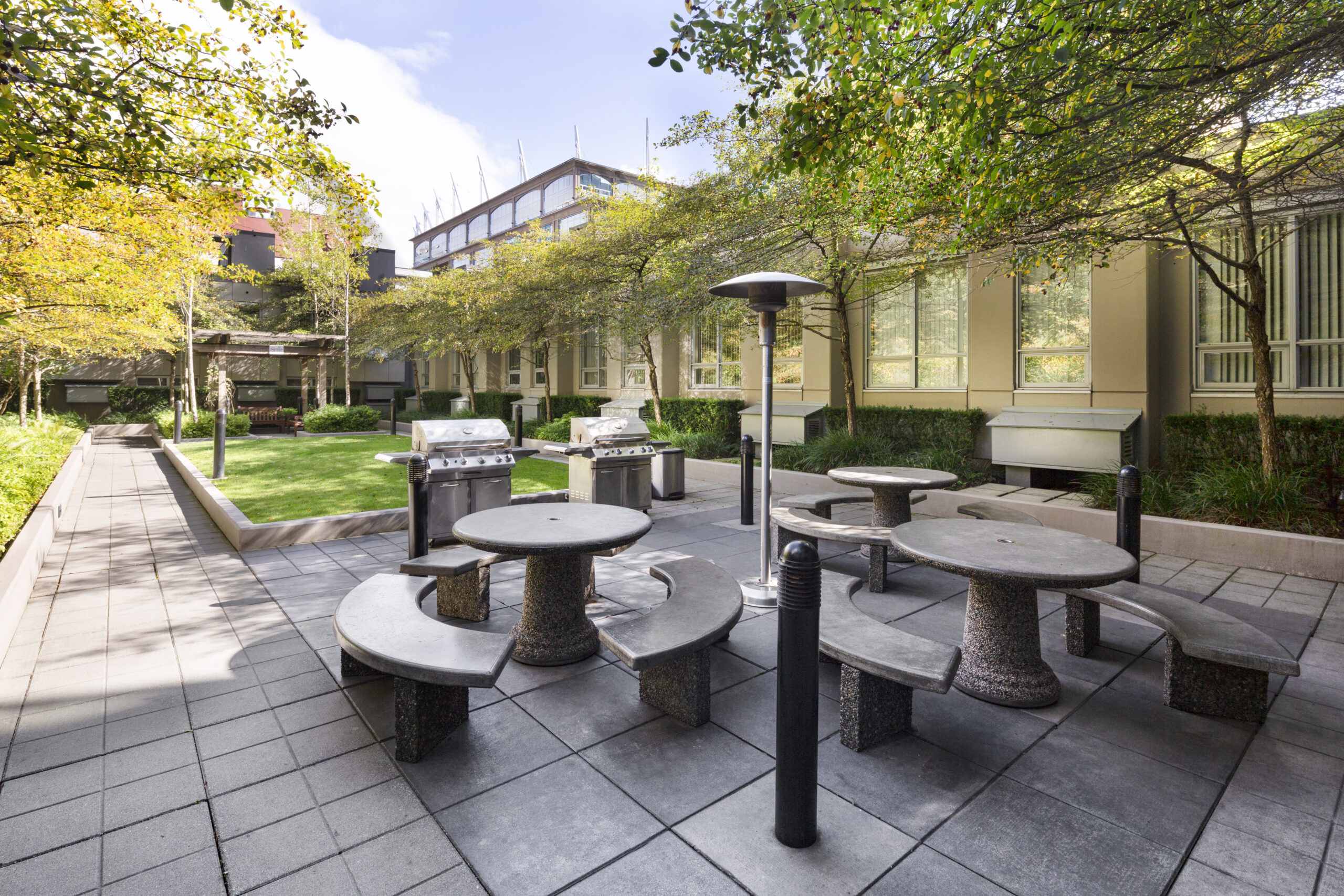 Courtyard and BBQ Area