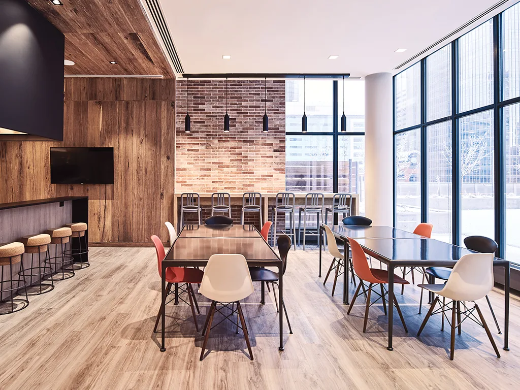 sodo amenities dining space